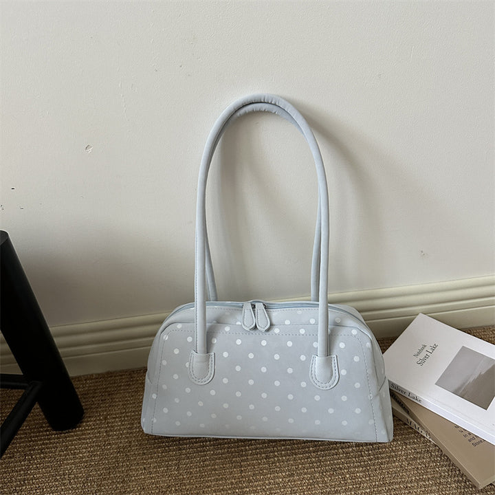 Polka Dot Retro Structured Handbag