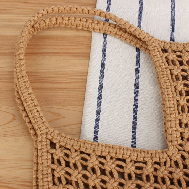 Large Macramé Shopping Basket Stornfield