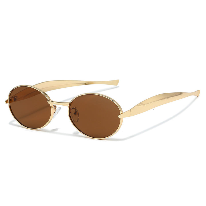 Futuristic Oval Frame Sunglasses Stornfield