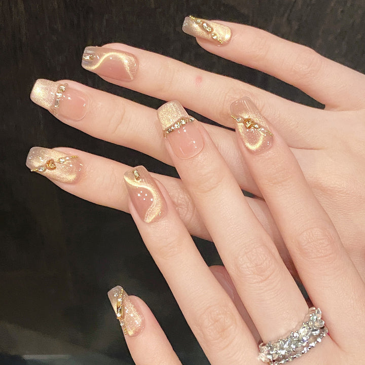 Luxury Press-On Nail Art Set