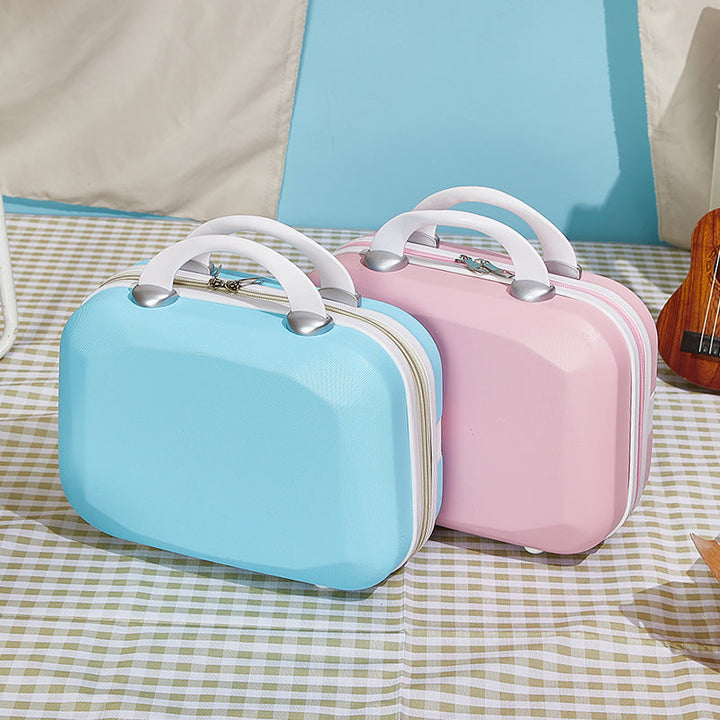 hard-shell cosmetic travel vanity case with dual top handles Stornfield