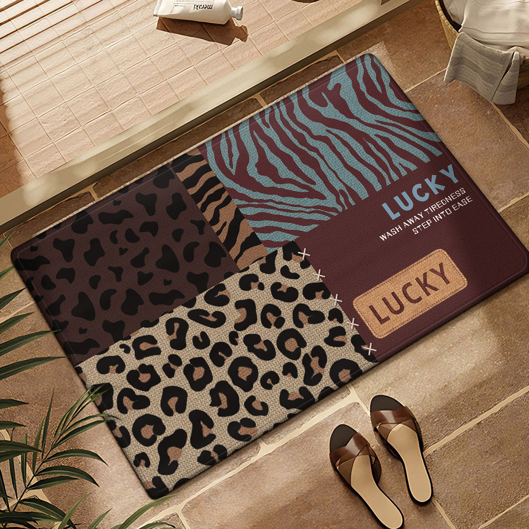 Floral Patterned Entry Mat