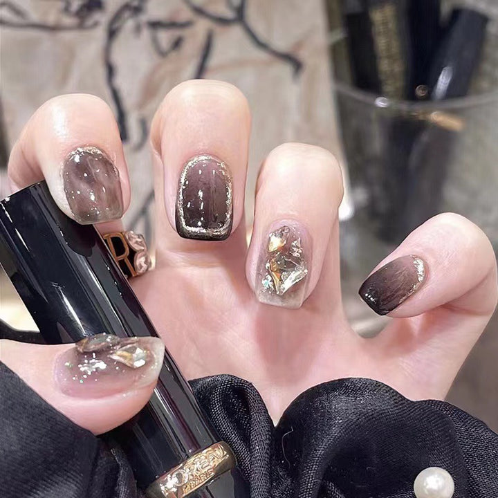 Glamorous nail art with crystal accents Stornfield