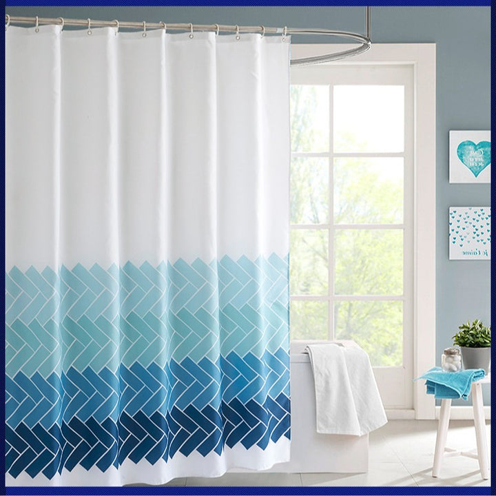 Modern Geometric Shower Curtain Stornfield
