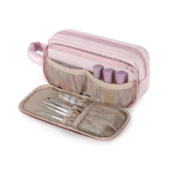 Cosmetic Organizer Bag with Transparent Design and Practical Compartments Stornfield