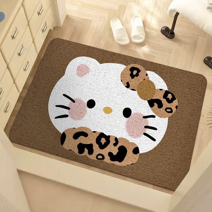 Adorable Cartoon-Themed Bath Mat