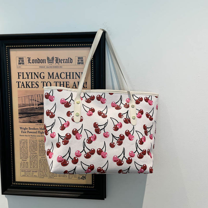 WoPlayful Cherry Patterned Tote Bag Stornfield
