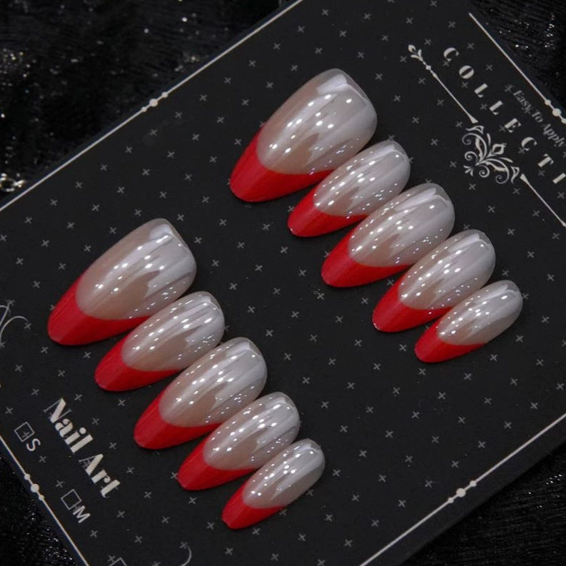 Trendy Gradient Stiletto Press-On Nails