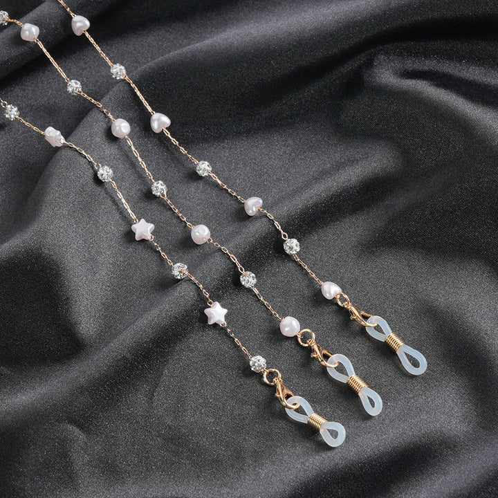 Pearl and Crystal Decor Eyewear Chain Stornfield
