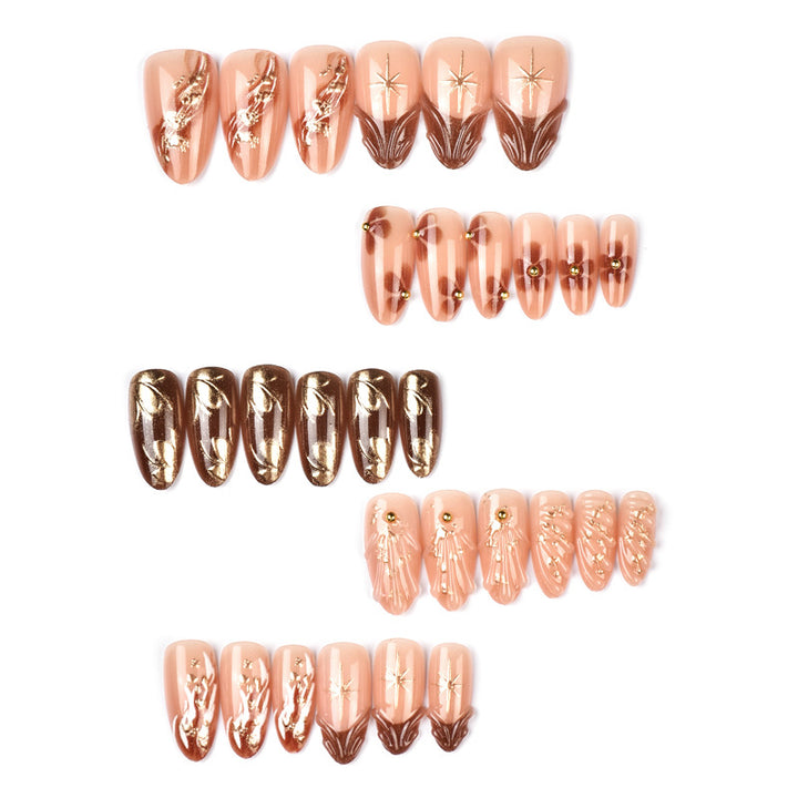 Artistic Accent Press-On Nail Set Stornfield