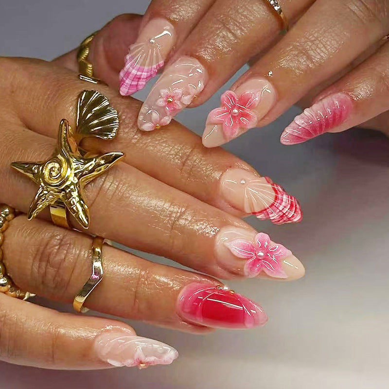 Floral Art Press-On Nail Tips Collection Stornfield