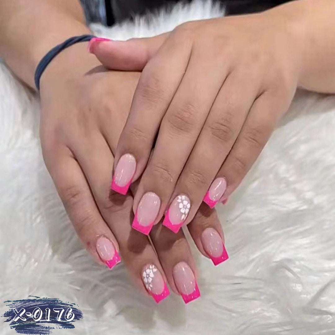 Floral Accent Acrylic Nail Art Kit