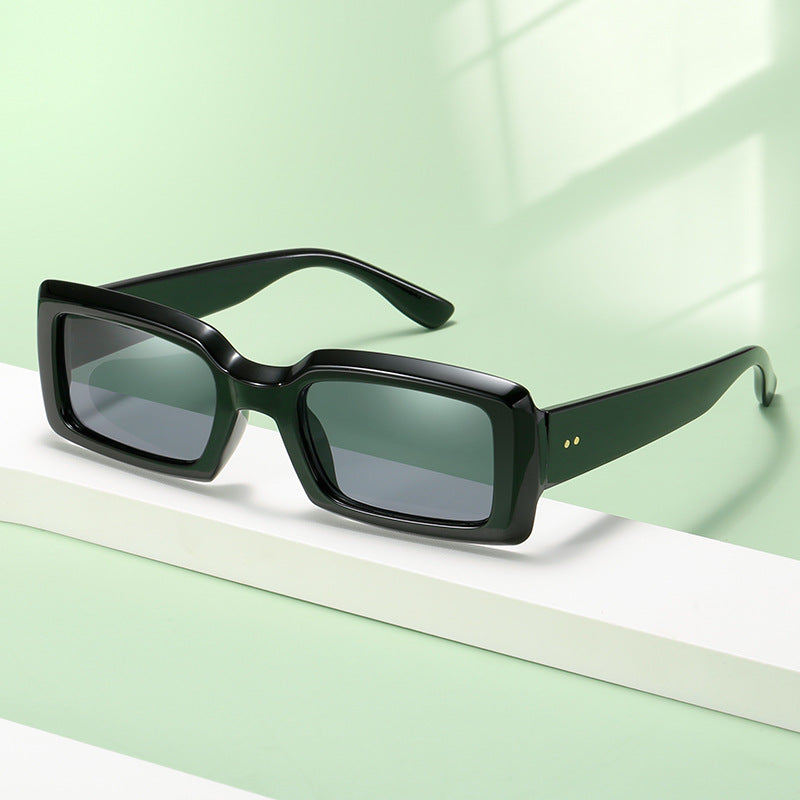 Ladies stylish square sunglasses with mirrored lenses Stornfield