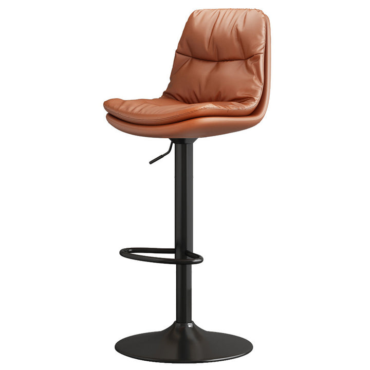 Height adjustable bar stool with ergonomic seat padding Stornfield