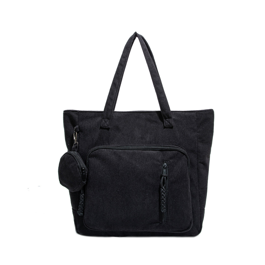 WoSpacious Multi-Pocket Canvas Tote Bag Stornfield
