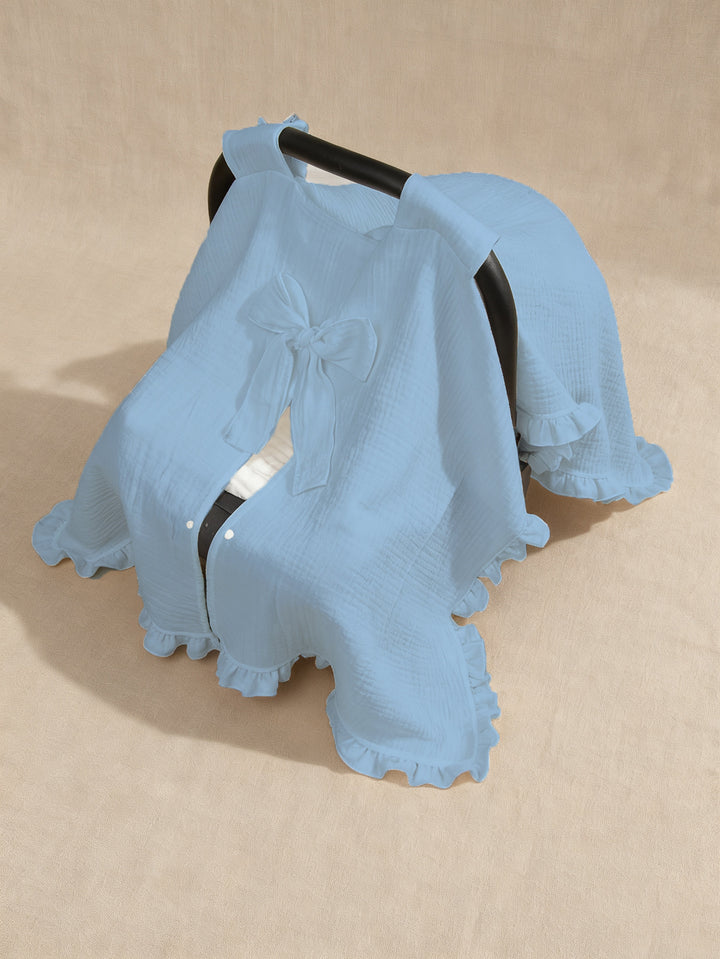 Premium Muslin Baby Car Seat Cover Stornfield