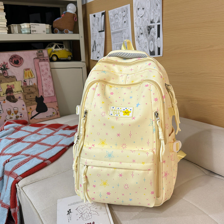 Fun Star-Printed Casual Backpack Stornfield