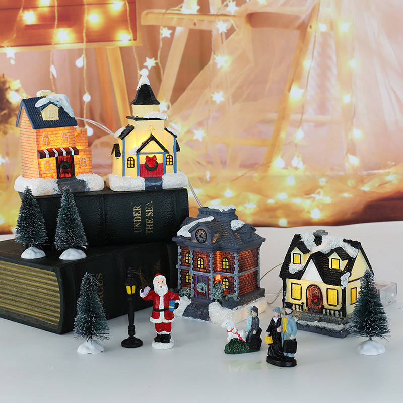 Festive Village Decoration