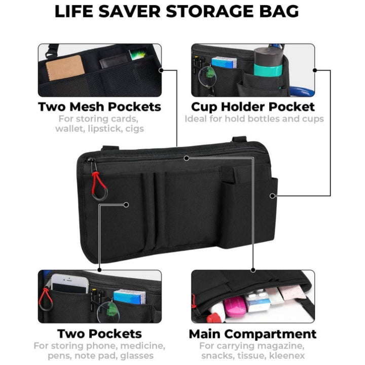 Multifunctional Organizer Bag with Multiple Compartments Stornfield