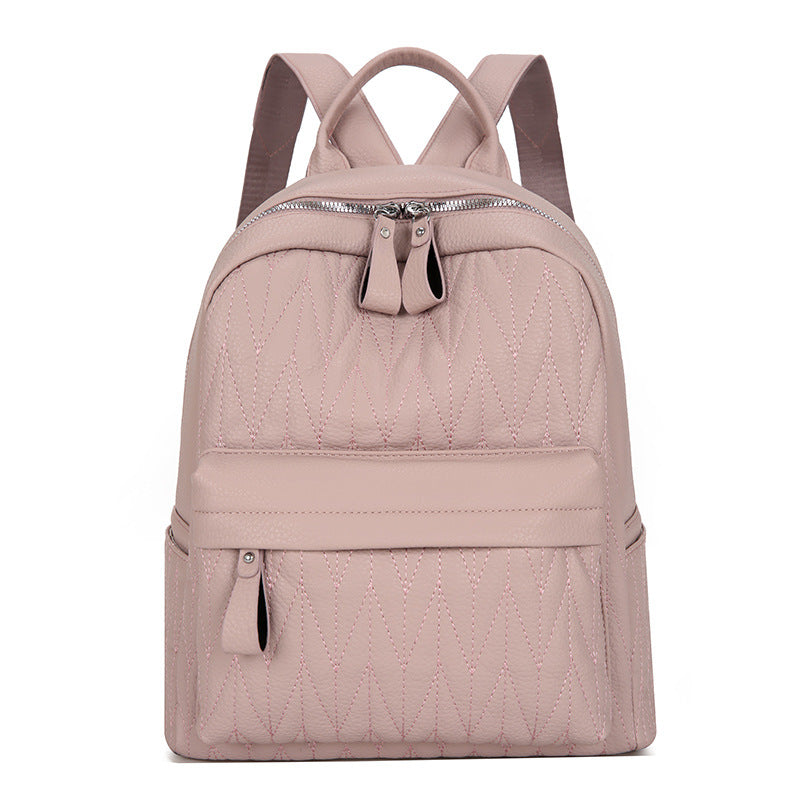 Quilted Leather Backpack Stornfield