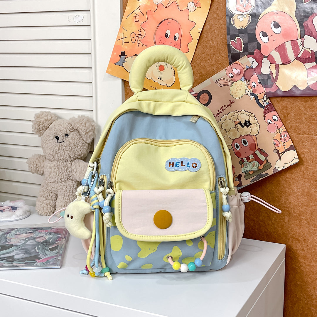 Whimsical Graphic Print Backpack Stornfield