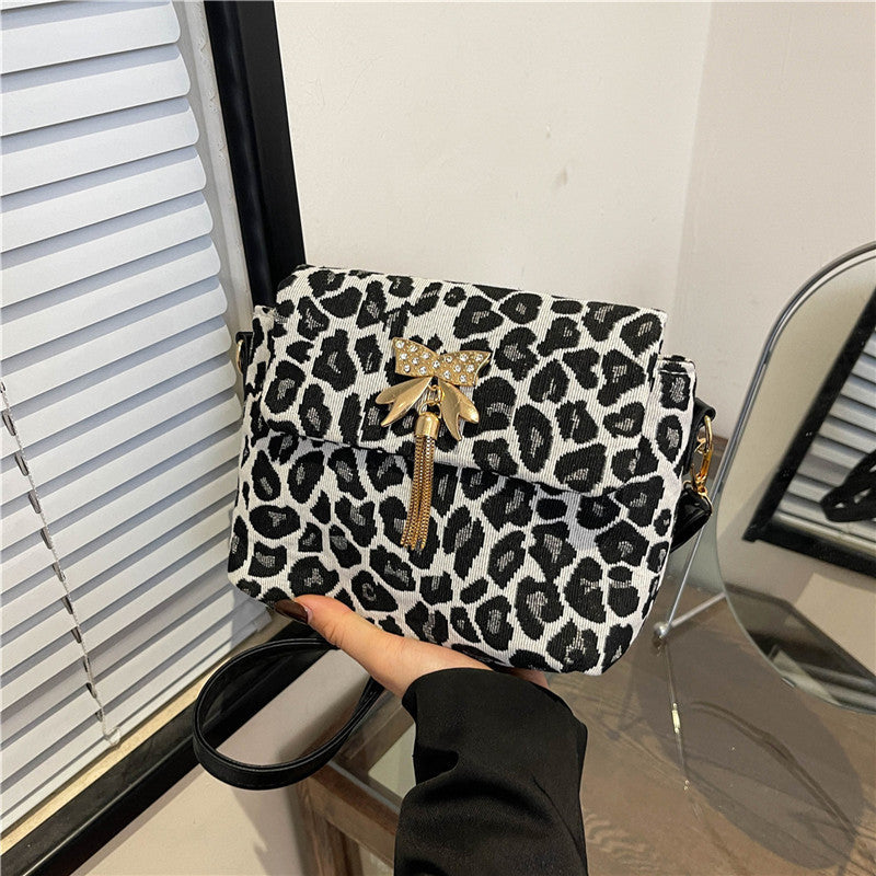 Chic Leopard Print Crossbody Bag Stornfield