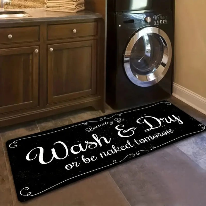 Decorative Laundry Room Mat
