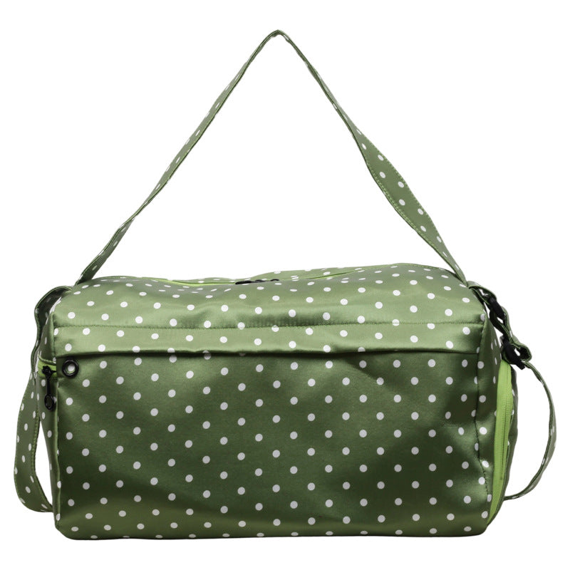 Stylish Polka Dot Travel Duffel