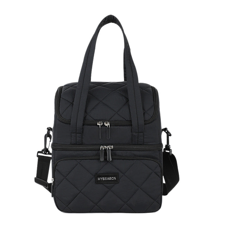 Insulated Multi-Compartment Lunch Cooler Bag