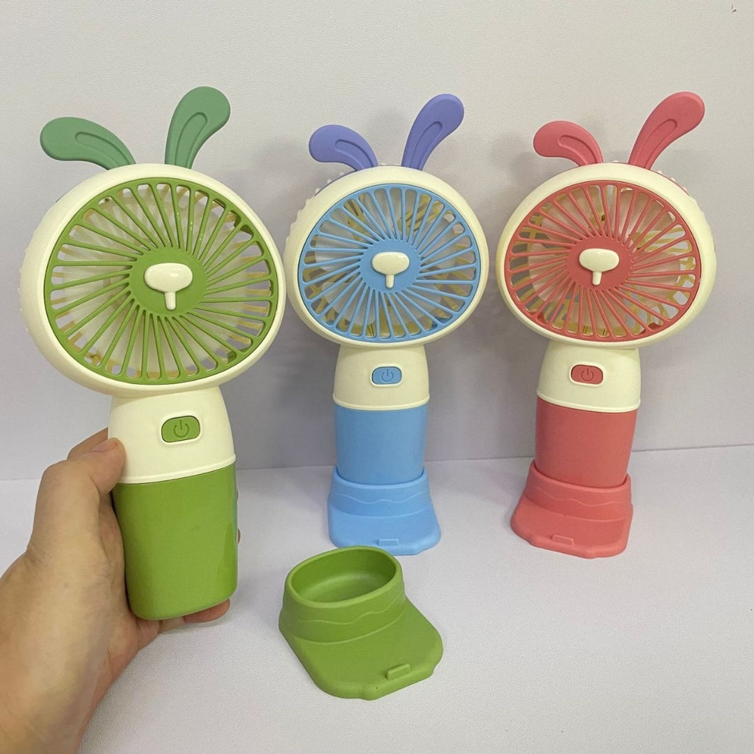 Unisex Portable Hand Fan in Creative Bunny Design Stornfield
