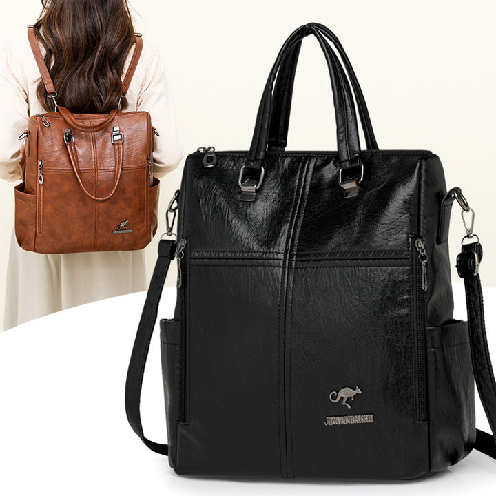 Multi-Functional Faux Leather Handbag Stornfield