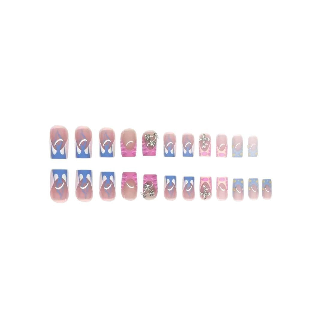 Decorative 3D Press-On Toenail Art Stornfield