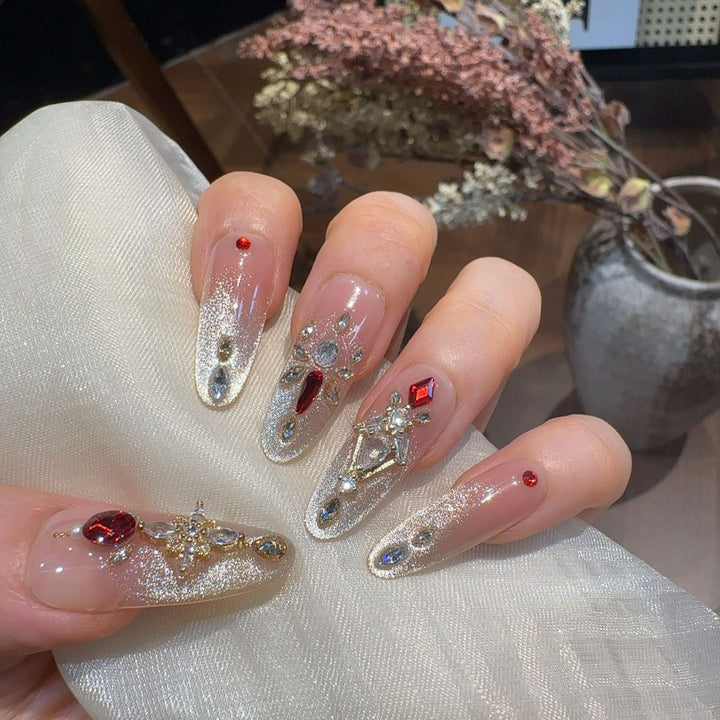 Luxury Decorative Press-On Nails Stornfield