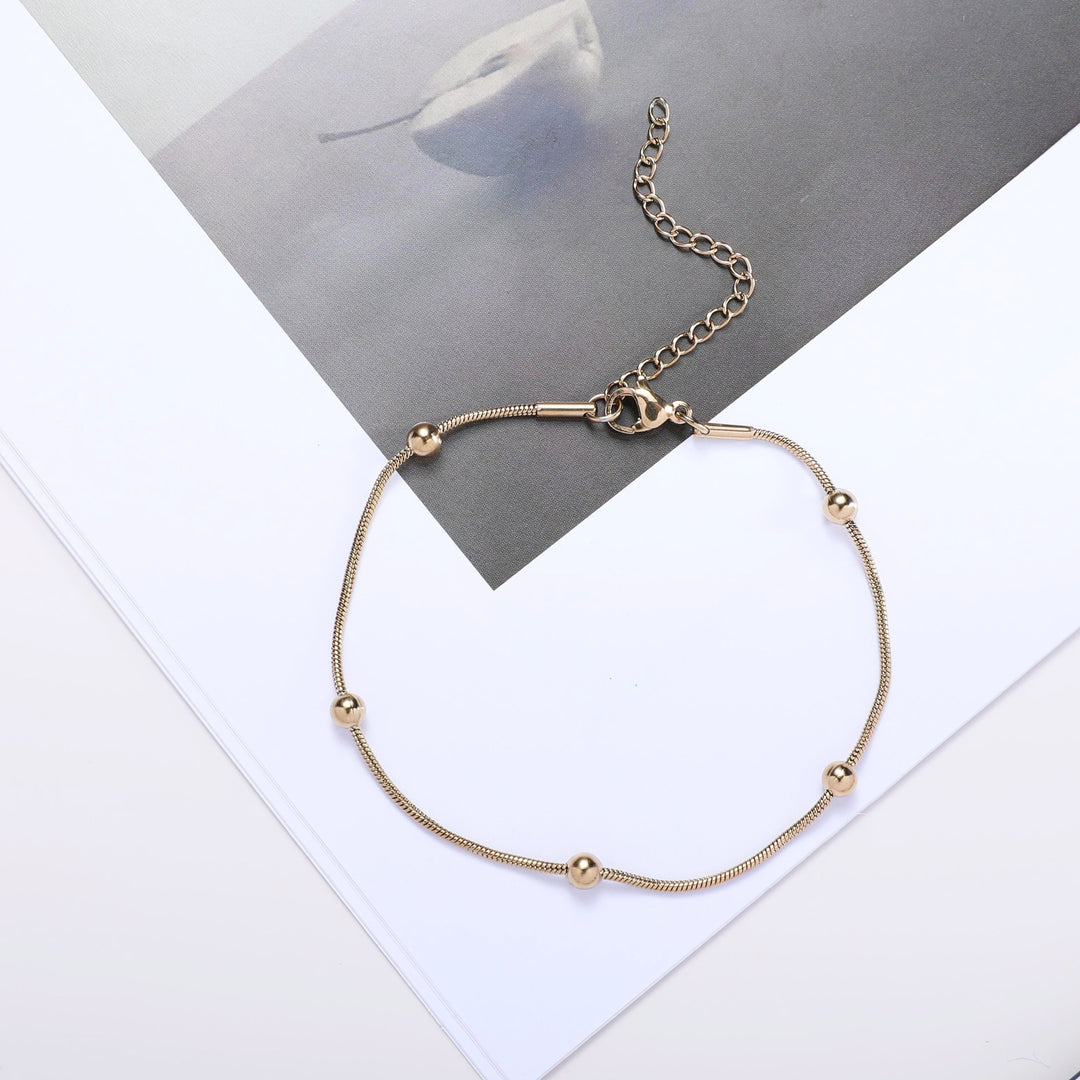 Adjustable Beaded Chain Bracelet Stornfield