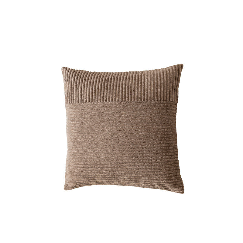 Ribbed Texture Decorative Pillow
