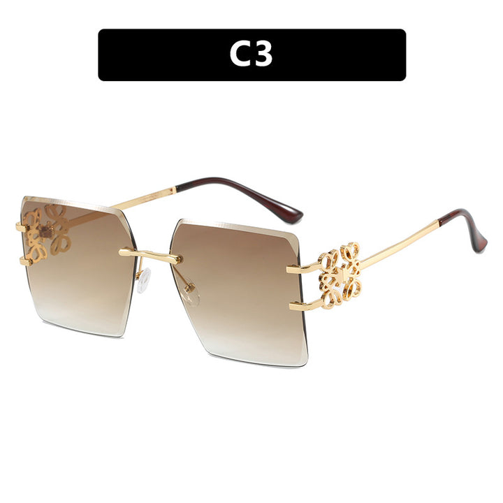 Women's fashionable sunglasses with exceptional design and golden accents Stornfield