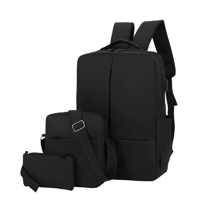 Multi-Compartment Travel Backpack with Detachable Pouch Stornfield