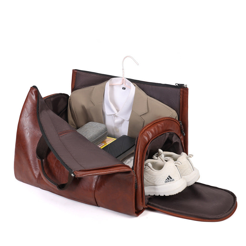 Men's Classic Leather Travel Bag Stornfield