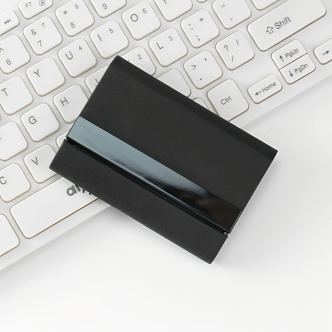 Slim Fabric Business Card Holder