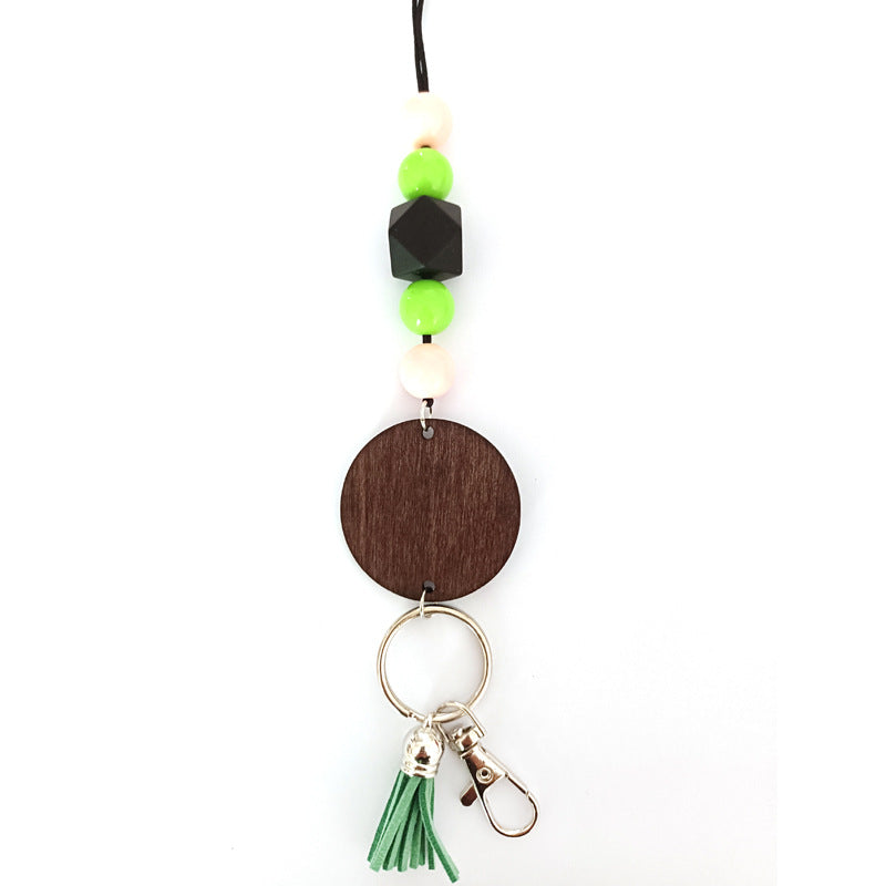 Wooden Beaded Keychain Holder Stornfield