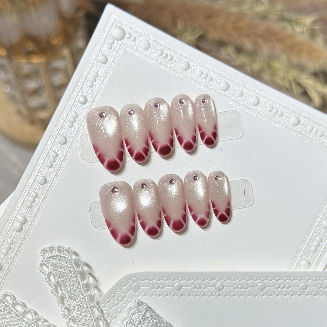 Elegant Gel Press-On Nail Set Stornfield