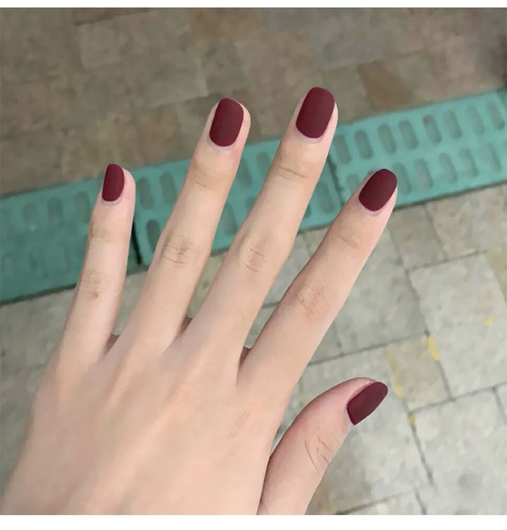 Matte Finish Press-On Nail Set Stornfield 178815*10mm0162