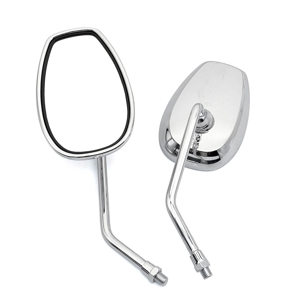 Motorcycle rearview mirror with adjustable arm and high-reflective surface Stornfield
