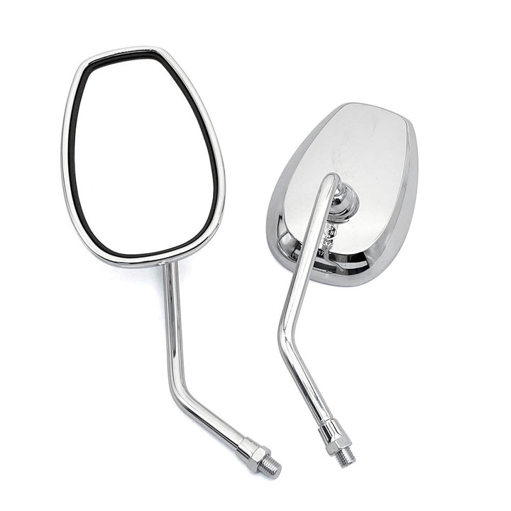 Motorcycle rearview mirror with adjustable arm and high-reflective surface Stornfield