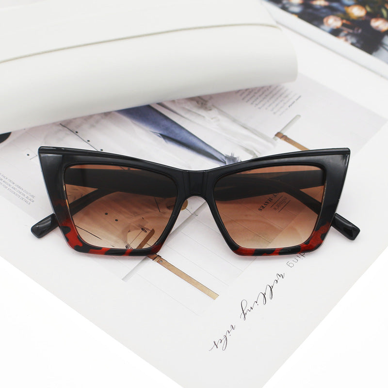 Women's Cat Eye Sunglasses with Transparent Frame and UV Protection Stornfield