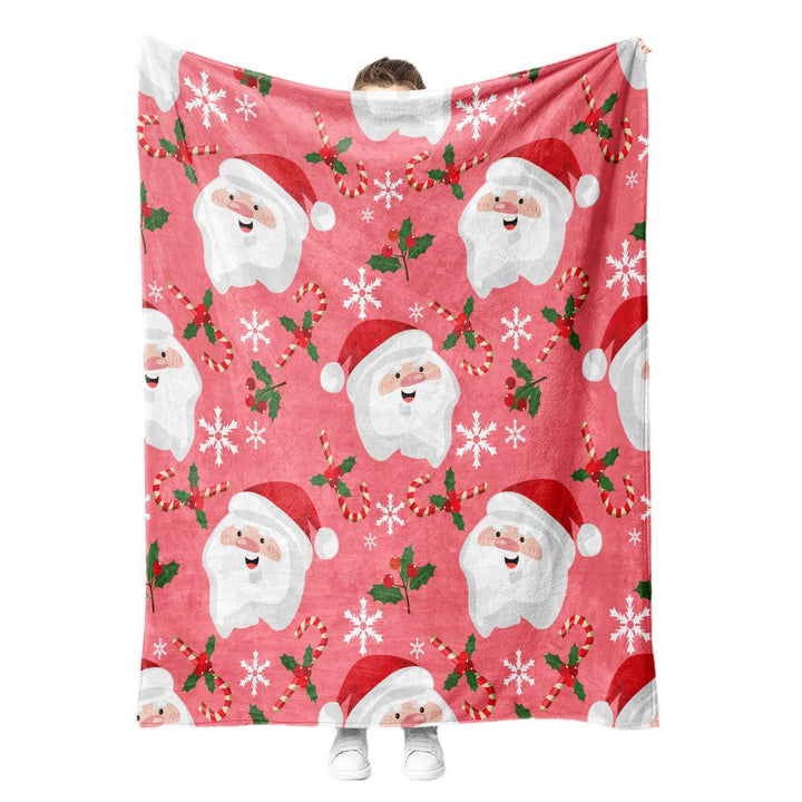 Christmas-Themed Throw Blanket