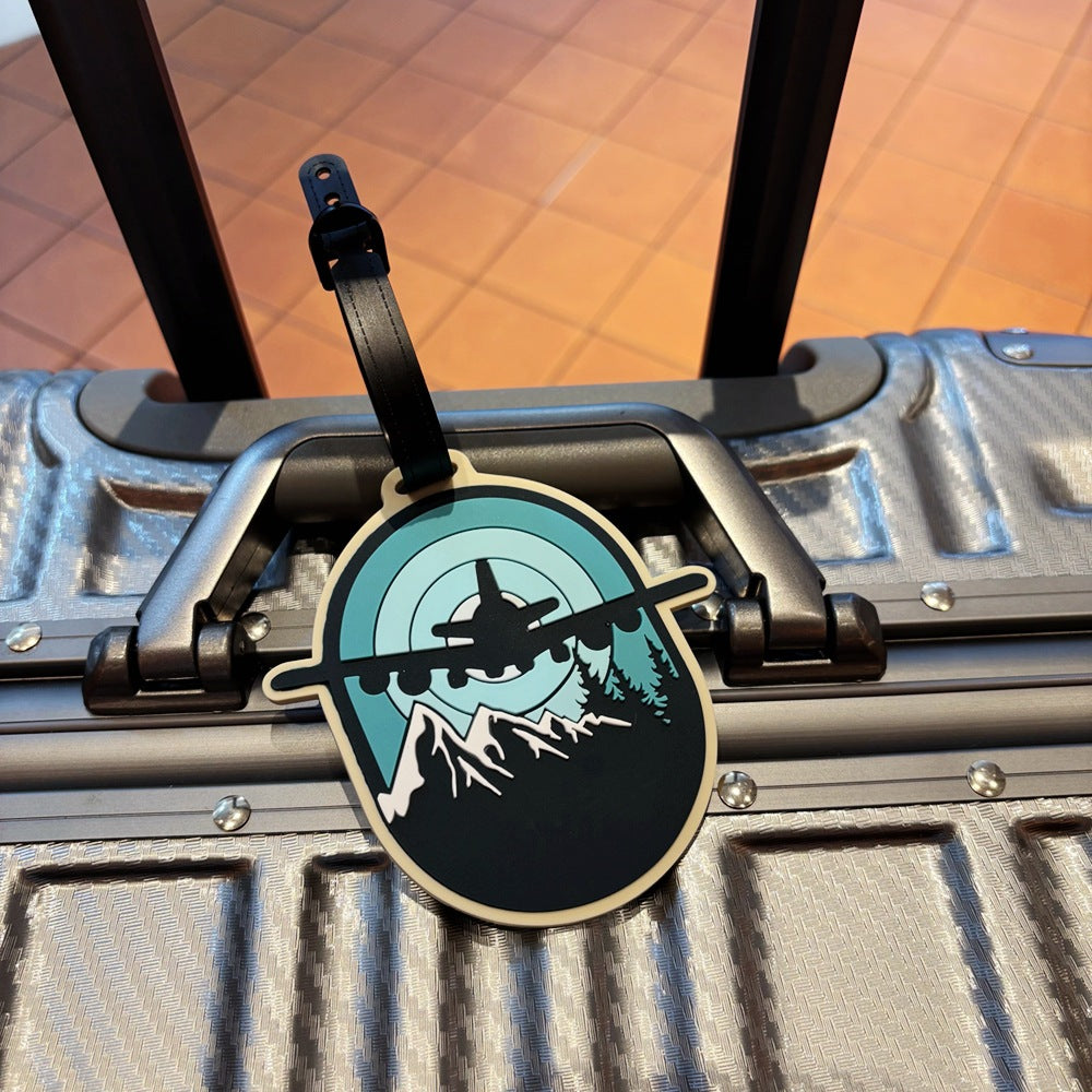 Mountain Adventure-Themed Luggage Tag Stornfield