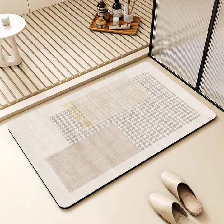 Modern Abstract Bathroom Mat