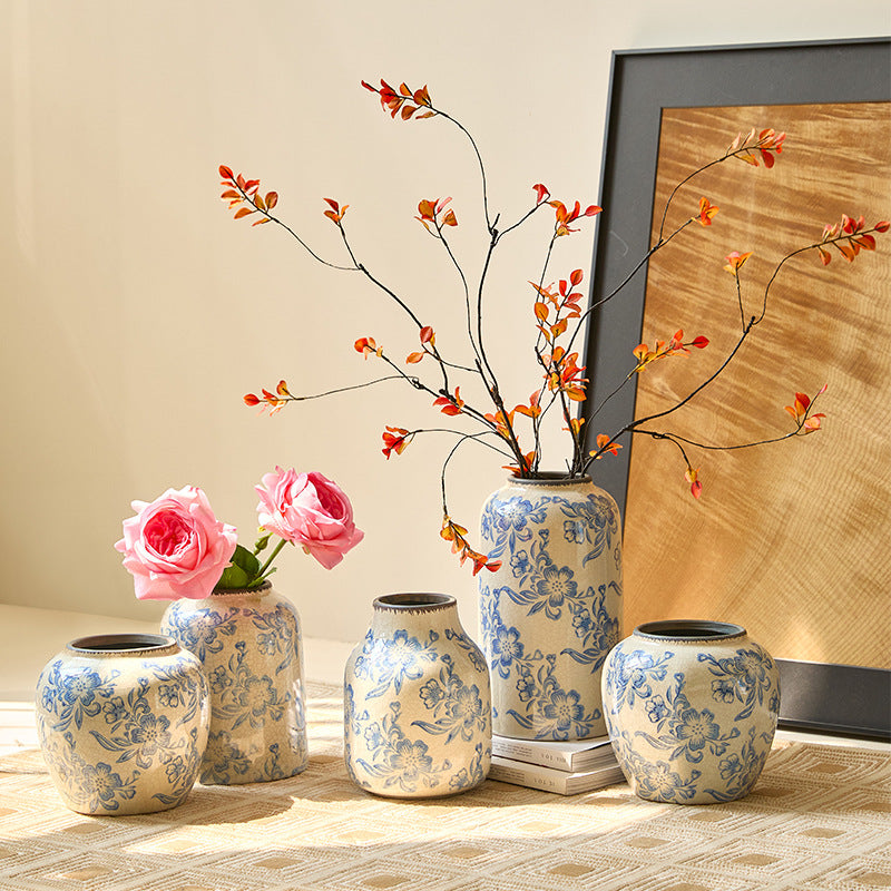 Blue & White Ceramic Vase