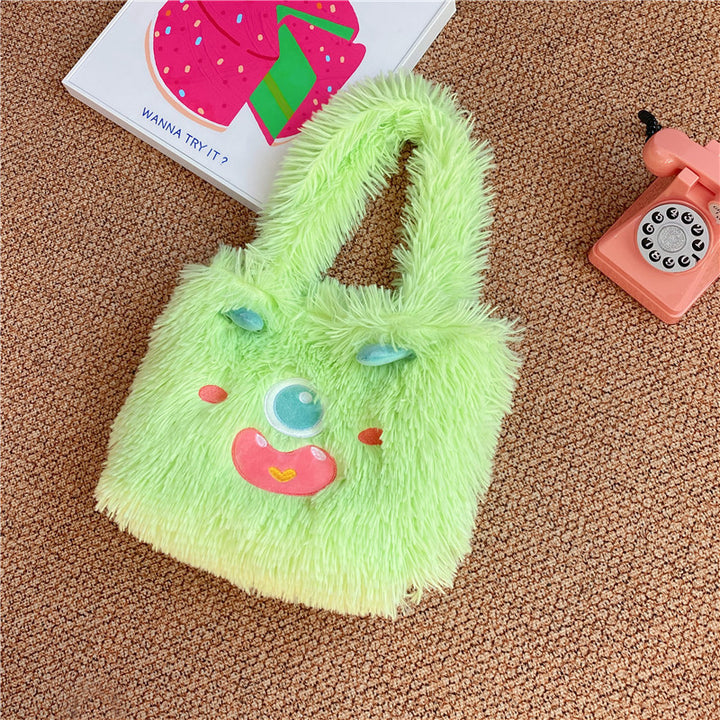 Playful Monster Plush Purse